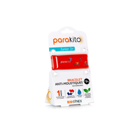 Parakito Bracelet Anti-Moustique Enfant Sport – Protection Naturelle, Ludique et Sécurisée 1 Bracelet + 2 Recharges