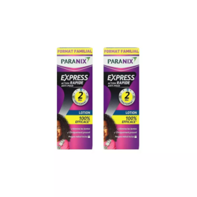 Paranix Express lotion anti-poux 2 x 195 ml — traitement éradication rapide