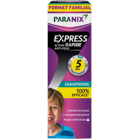 Paranix Extra fort shampooing anti-poux et lentes 300 ml — traitement express anti-réinfestation