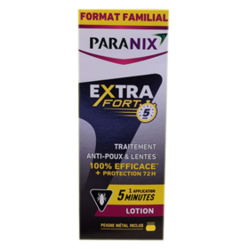 PARANIX Lotion Traitement 5 minutes Extra Fort Anti-Poux & Lentes - 200 ml
