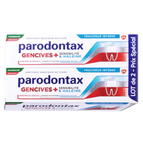 PARODONTAX Dentifrice Gencives + Sensibilité & Haleine - lot de 2 x 75 ml