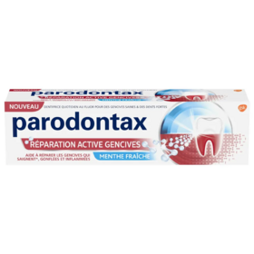 Parodontax Menthe Fraîche dentifrice réparation active gencives 75 ml – dentifrice soin gencives
