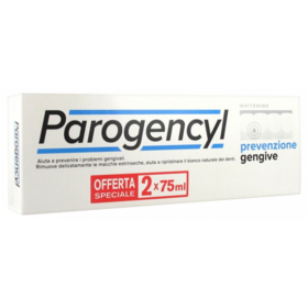 PAROGENCYL Dentifrice Prévention Gencives Blancheur - Lot de 2 x 75 ml