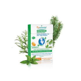 Puressentiel Respiratoire Pastilles Menthe Pin BIO 20 pastilles