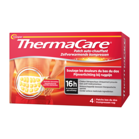 ThermaCare Patch Auto-Chauffant Bas du Dos x4 – Douleurs lombaires et musculaires