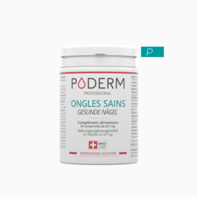 Poderm Ongles sains Complément alimentaire 30 comprimés