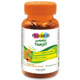 Pediakid Gommes Transit Enfants 60 gommes - Régule le transit intestinal
