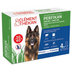 Perfikan 268 mg/2400 mg Chiens 20 à 40 kg - 4 Pipettes de  4.4 ml