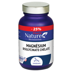 Pharm Nature Magnésium bisglycinate chélaté 120 gélules