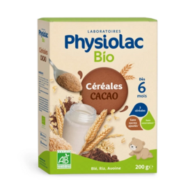 Physiolac Céréales Cacao BIO +6 mois 200g