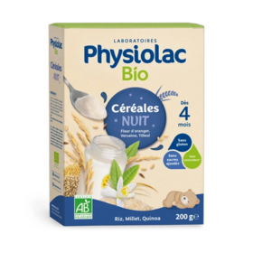 Physiolac Céréales Nuit BIO +4 mois 200g