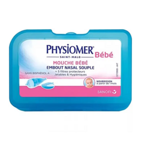 Physiomer mouche bébé + 5 filtres – aspirateur nasal bébé