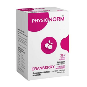 Physionorm Cranberry 30 gélules