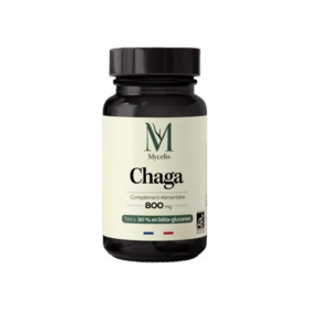 Phytalessence Mycelis Chaga BIO 800 mg 60 gélules – complément alimentaire immunité antioxydant