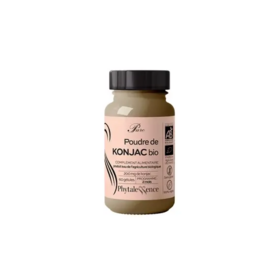 Phytalessence Pure poudre de konjac bio 60 gélules – complément alimentaire satiété et transit