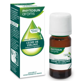 Phytosun Arôms Huile essentielle de cèdre de Virginie 5 ml – huile essentielle aromathérapique bien‑être