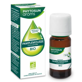 Phytosun Arôms Huile essentielle de pamplemousse bio 10 ml – huile essentielle aromathérapique tonifiante