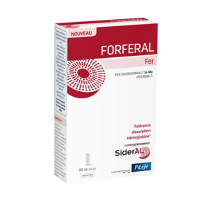Pileje Forferal Fer 30 gélules – apport en fer et vitamine C contre la fatigue
