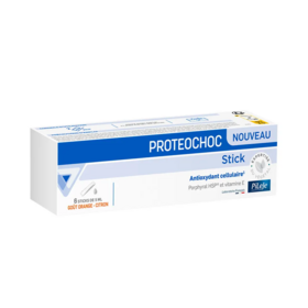 Pileje Proteochoc Anti-Oxydant Cellulaire Goût Orange-Citron 6 sticks de 5 ml – Protection cellulaire et récupération face au stress oxydatif
