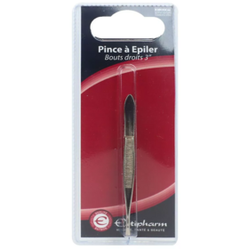 Pince à Epiler Bouts Droits 3"