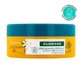 Klorane Polysianes Crème sublimatrice après-soleil au Tamanu BIO et Monoï - Apaisant, protection, sublimant 200 mL