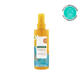 Klorane Spray Solaire Sublime SPF 50  Hydratant, rafraîchissant, protecteur - Tamanu BIO et Monoï 200 ml