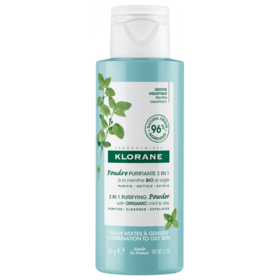 Poudre Purifiante 3 en 1 Menthe Aquatique Bio et Argile Peaux Mixtes à Grasses - 50 g