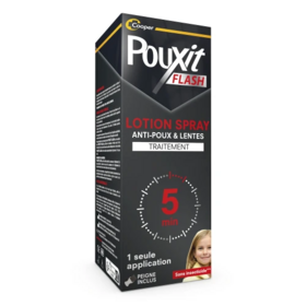 Pouxit Flash Lotion Spray Anti-Poux et Lentes 150ml