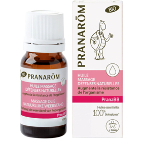 PRANABB - Huile Massage Bébé Bio - 10 ml