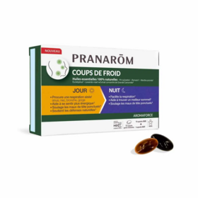Pranarôm Aromaforce jour & nuit 15 capsules — confort respiratoire immunité
