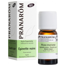 Pranarôm Huile essentielle épinette noire bio 10 ml — tonifiant anti-fatigue naturel