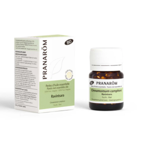 Pranarom Perles d'Huile Essentielle de Ravintsara BIO 60 capsules