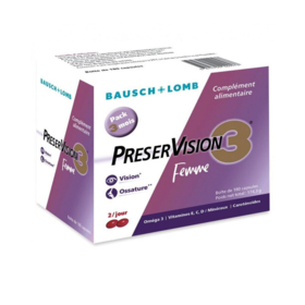 PreserVision 3 Femme 180 capsules — Complément oculaire et osseux
