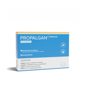 Propalgan Adulte Aragan 20 comprimés – Propolis, gorge sensible et sphère ORL