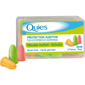 Protection Auditive en Mousse Confort Fluo - Lot de 3 paires