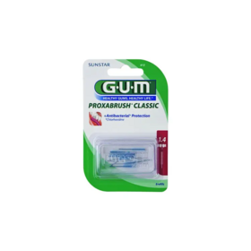 GUM Proxabrush Brossette Interdentaire Fine Cylindrique Classic 1,4 mm 612  8 unités