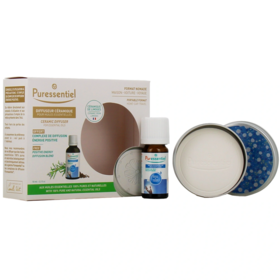 Puressentiel Diffuseur galet céramique nomade et complexe énergie positive — aromathérapie voyage