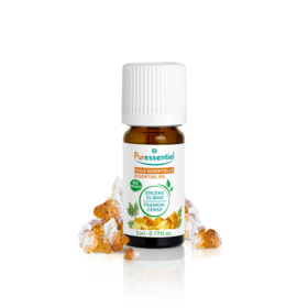 Puressentiel Huile Essentielle Encens Oliban BIO - Apaisante & régénérante 5 ml