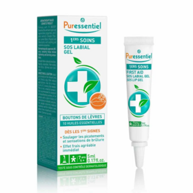 Puressentiel Soin de la peau gel sos labial aux 10 5 ml – soin boutons de lèvres