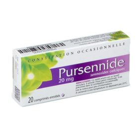 Pursennide 20 mg 20 comprimés – Médicament laxatif stimulant pour la constipation passagère