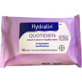 QUOTIDIEN - Lingette Intime - 10 lingettes