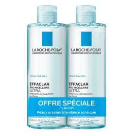 La Roche-Posay Effaclar Eau Micellaire  2 x 400 ml