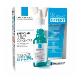 La Roche-Posay Effaclar Sérum Ultra Concentré + Gel Moussant Effaclar