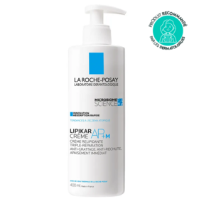 La roche-posay lipikar ap+m crème light anti-irritations 400 ml peaux à tendance eczéma