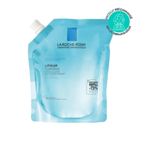 La roche-posay lipikar recharge surgras crème lavante anti-dessèchement 400 ml peaux sèches