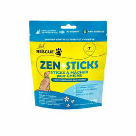 Rescue® Pets Sticks à mâcher pour chiens – complément apaisant et hygiène bucco-dentaire aux fleurs de bach et à la farine de saumon – 7 sticks (140 g)