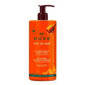 Nuxe Rêve de Miel Gel Lavant Surgras Visage et Corps 750 ml