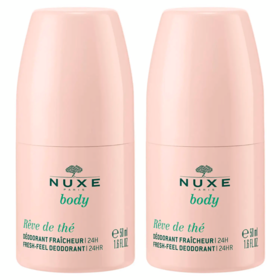 Nuxe Rêve de Thé Déodorant Fraîcheur 24 h Roll-on Lot de 2 x 50 ml