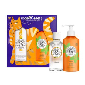 Roger & Gallet coffret Néroli 100 ml et 250 ml — eau parfumée et lait corps