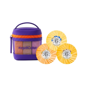 Roger & Gallet coffret trio savons bienfaisants 3x100 g — savons parfumés visage et corps